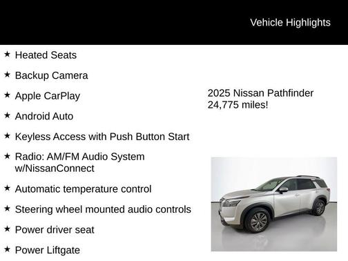 2025 Nissan Pathfinder SV 4WD