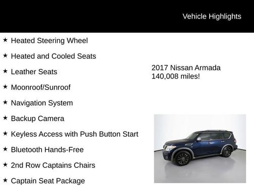 2017 Nissan Armada Platinum