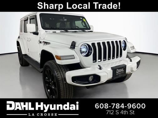 Bright White Clearcoat 2023 Jeep Wrangler 4-Door High Altitude 4x4