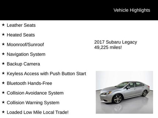 2017 Subaru Legacy Limited