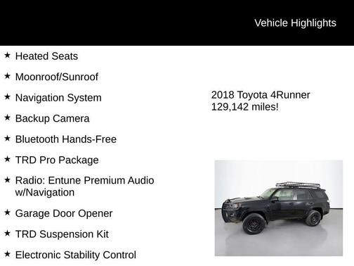 2018 Toyota 4Runner TRD Pro