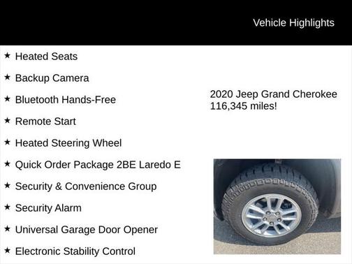 2020 Jeep Grand Cherokee Laredo