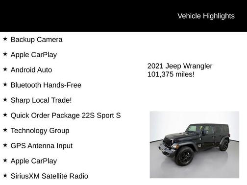 2021 Jeep Wrangler Unlimited Sport