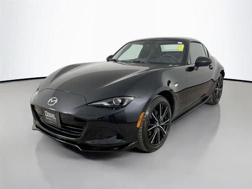 Jet Black Mica 2025 Mazda MX-5 Miata RF Grand Touring