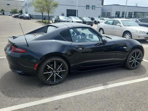 Jet Black Mica 2025 Mazda MX-5 Miata RF Grand Touring