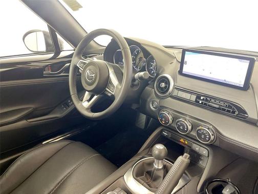 Jet Black Mica 2025 Mazda MX-5 Miata RF Grand Touring