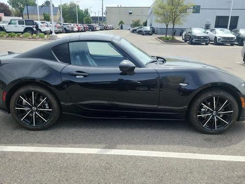 Jet Black Mica 2025 Mazda MX-5 Miata RF Grand Touring