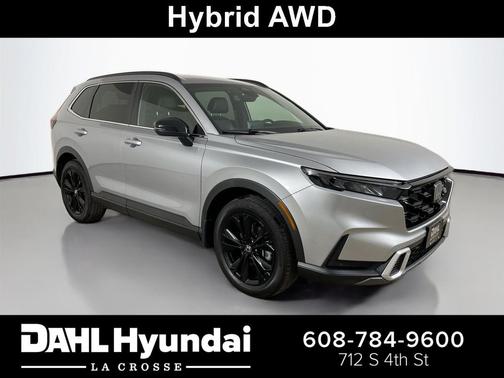 Lunar Silver Metallic 2024 Honda CR-V Hybrid Sport Touring AWD