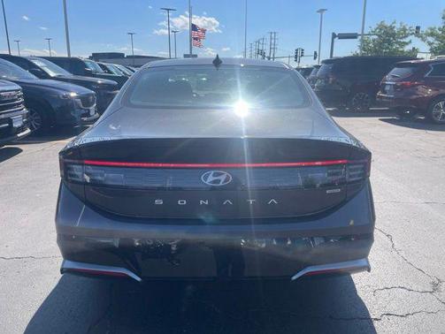 Portofino Gray 2025 Hyundai SONATA Hybrid SE
