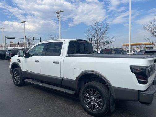Pearl White 2016 Nissan Titan XD Platinum Reserve