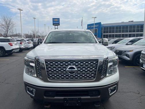Pearl White 2016 Nissan Titan XD Platinum Reserve