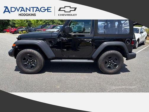 Black Clearcoat 2024 Jeep Wrangler Sport