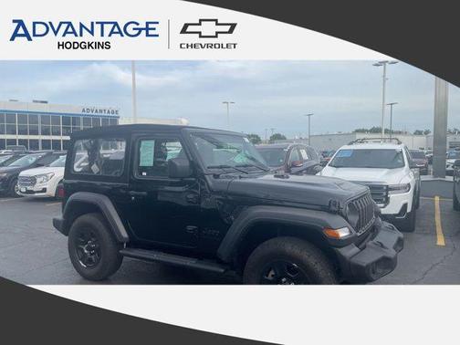 Black Clearcoat 2024 Jeep Wrangler Sport