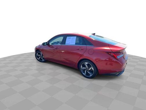 Lava Orange 2021 Hyundai ELANTRA Limited