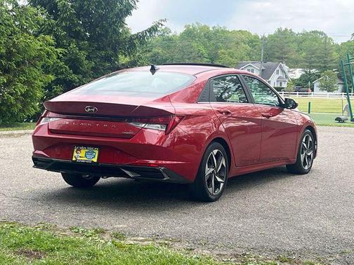 Lava Orange 2021 Hyundai ELANTRA Limited