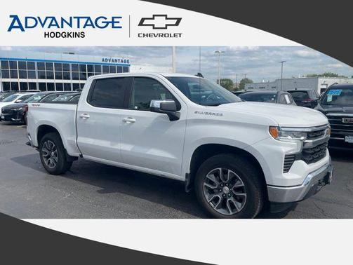 Summit White 2025 Chevrolet Silverado 1500 LT