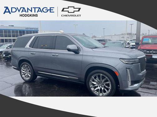 Satin Steel Metallic 2021 Cadillac Escalade Premium Luxury