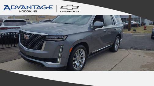 Satin Steel Metallic 2021 Cadillac Escalade Premium Luxury