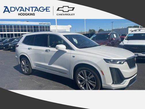 Crystal White Tricoat 2023 Cadillac XT6 Premium Luxury FWD