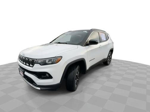 Bright White Clearcoat 2023 Jeep Compass Limited