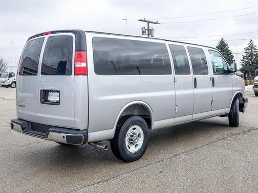 Silver Ice Metallic 2025 Chevrolet Express 3500 RWD 3500 Extended Wheelbase LT