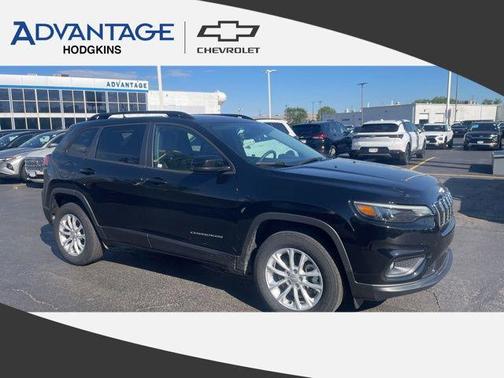 Diamond Black Crystal Pearlcoat 2022 Jeep Cherokee Latitude Lux