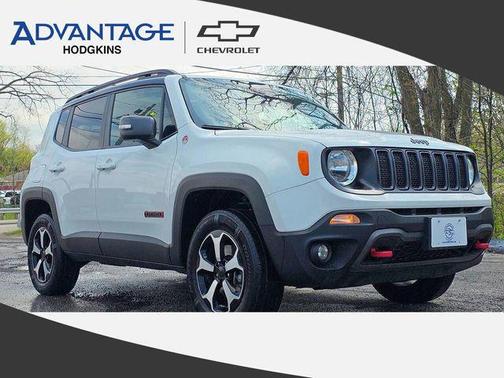 Alpine White Clearcoat 2021 Jeep Renegade Trailhawk