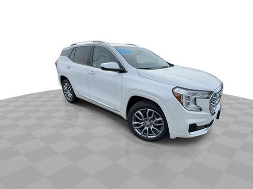 White Frost Tricoat 2023 GMC Terrain Denali