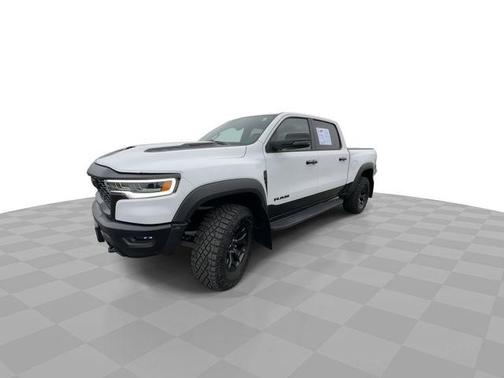 Bright White Clearcoat 2025 RAM 1500 RHO Crew Cab 4x4 5'7' Box