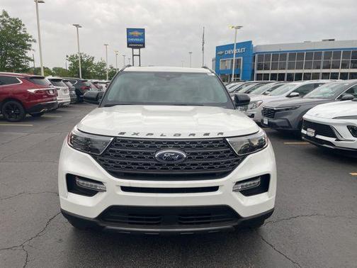 STAR WHITE MET TRI-COAT 2023 Ford Explorer XLT