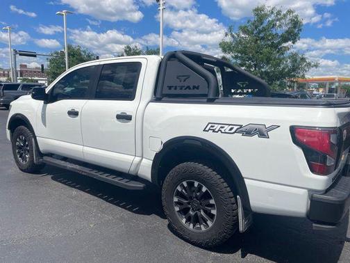 Glacier White 2020 Nissan Titan PRO-4X