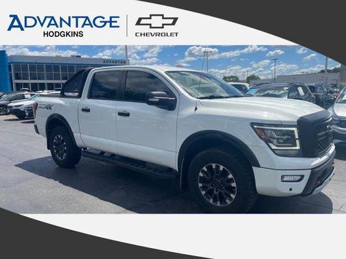 Glacier White 2020 Nissan Titan PRO-4X