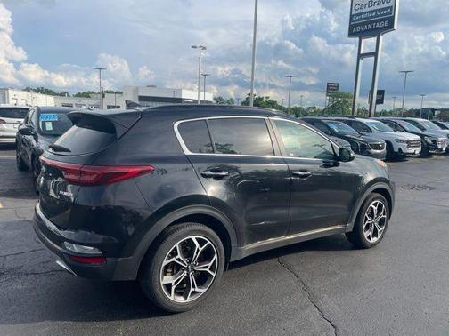 Black Cherry 2021 Kia Sportage SX Turbo