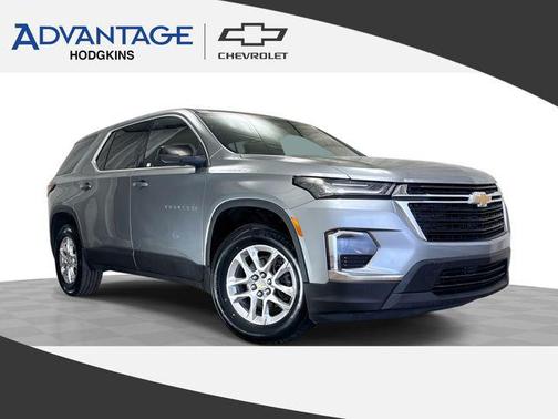 Sterling Gray Metallic 2023 Chevrolet Traverse LS