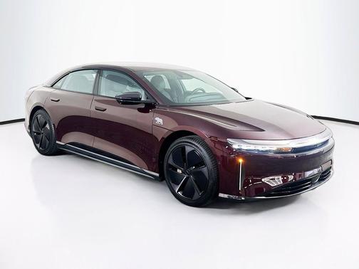 Zenith Red Metallic 2024 Lucid Air Touring
