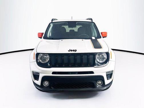 Alpine White Clearcoat 2020 Jeep Renegade Orange Edition FWD
