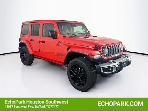Firecracker Red Clearcoat 2025 Jeep Wrangler 4xe Sahara