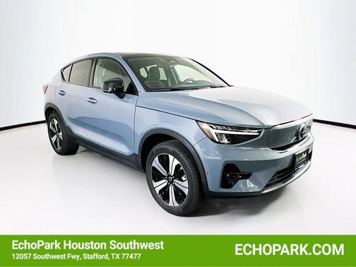 Thunder Gray Metallic 2023 Volvo C40 Recharge Pure Electric Twin Plus