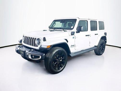Bright White Clearcoat 2025 Jeep Wrangler 4xe Sahara