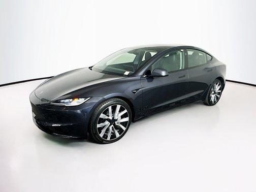 Solid Black 2024 Tesla Model 3 Long Range