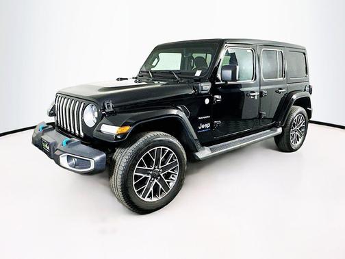 Black Clearcoat 2023 Jeep Wrangler 4xe Sahara