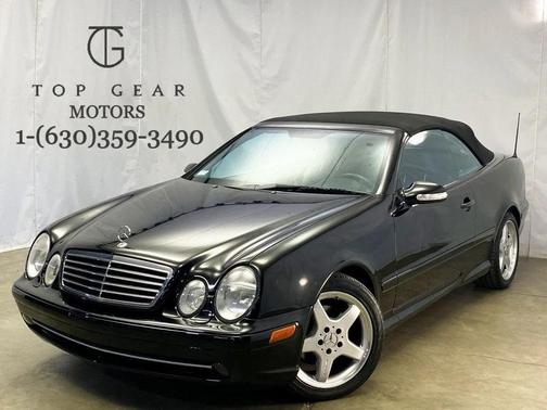 Black Opal Metallic 2002 Mercedes-Benz CLK-Class 430 Cabriolet