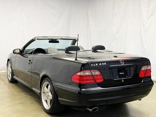 Black Opal Metallic 2002 Mercedes-Benz CLK-Class 430 Cabriolet