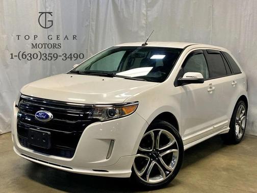White Suede 2013 Ford Edge Sport