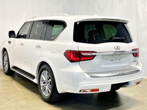 Moonstone White 2019 INFINITI QX80 Luxe