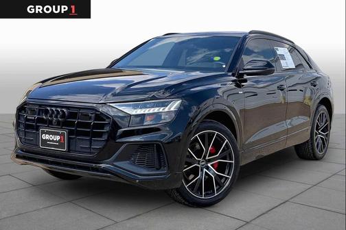 Mythos Black Metallic 2022 Audi Q8 55 Premium Plus