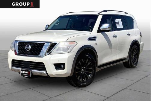 Pearl White 2017 Nissan Armada Platinum