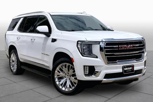 Summit White 2022 GMC Yukon SLT