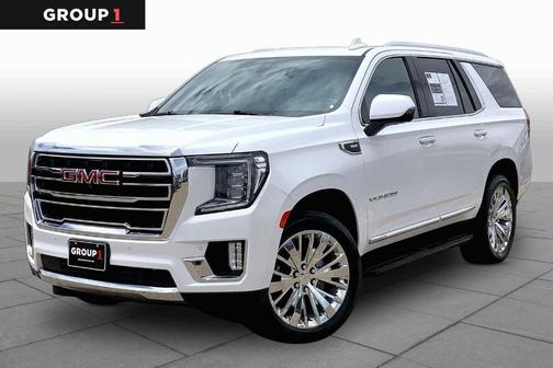 Summit White 2022 GMC Yukon SLT