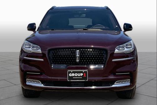 Diamond Red Metallic Tinted Clearcoat 2023 Lincoln Aviator Black Label AWD